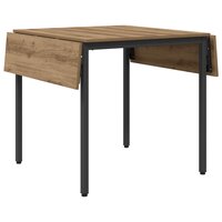 Uitschuifbare eettafel 120 x 81,5 x 75 cm Bewerkt hout 5
