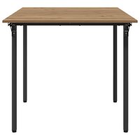 Uitschuifbare eettafel 120 x 81,5 x 75 cm Bewerkt hout 7