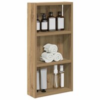 Badkamerwandkast Artisanaal eiken 30 x 10 x 60,5 cm 3