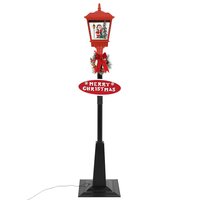 Straatlantaarn met kerstman LED 180 cm 2