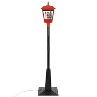 Straatlantaarn met kerstman LED 180 cm 3