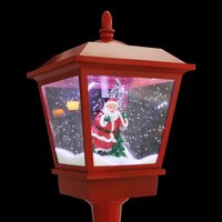 Straatlantaarn met kerstman LED 180 cm 4
