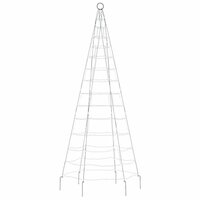 LED-kerstboom 200 LED&amp;apos;s koud wit 180 cm 3
