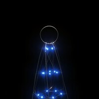 LED-kerstboom 200 LED&amp;apos;s 180 cm blauw 9