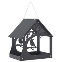 Hangend vogelvoederhuisje Staal Antraciet 2