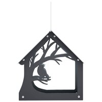 Hangend vogelvoederhuisje Staal Antraciet 3