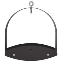 Hangend vogelvoederhuisje Staal Zwart 3