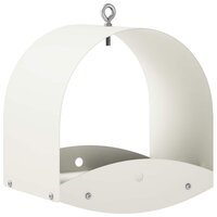 Hangend vogelvoederhuisje Staal Wit 2