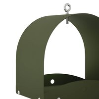 Hangend vogelvoederhuisje Staal Olijfgroen 5