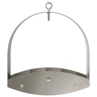 Hangend vogelvoederhuisje Roestvrij staal zilver 3