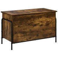 Opbergbox Gerookt eiken 80 x 40 x 49,5 cm Bewerkt hout 5