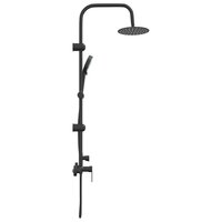 Douchesysteem Zwart Roestvrij staal 21 x 48 x 112 cm 4