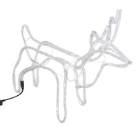 Kerstfiguur rendier warmwit 60x30x60 cm 5