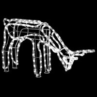 Kerstverlichting rendieren koudwit 73x31x45 cm 4
