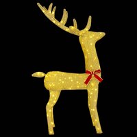 3D Kerst Rendier LOVIISA 140 LED&amp;apos;s Warmwit 70 x 26 x 128 cm 4