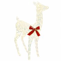 3D Kerst Rendier LOVIISA 110 LED&amp;apos;s Warmwit 70 x 26 x 100 cm 2