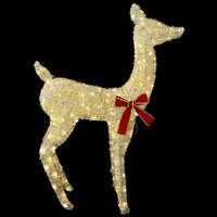 3D Kerst Rendier LOVIISA 110 LED&amp;apos;s Warmwit 70 x 26 x 100 cm 4