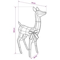 3D Kerst Rendier LOVIISA 110 LED&amp;apos;s Warmwit 70 x 26 x 100 cm 6