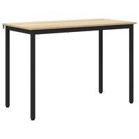 Eettafels 110 x 55 x 75 cm Bewerkt hout Sonoma Eiken 2