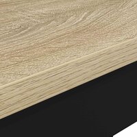 Eettafels 110 x 55 x 75 cm Bewerkt hout Sonoma Eiken 8