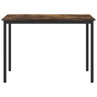 Eettafels 110 x 55 x 75 cm Bewerkt hout Gerookt eiken 5