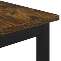 Eettafels 110 x 55 x 75 cm Bewerkt hout Gerookt eiken 7