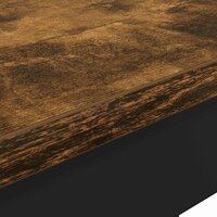 Eettafels 110 x 55 x 75 cm Bewerkt hout Gerookt eiken 8