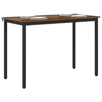 Eettafels 110 x 55 x 75 cm Bewerkt hout Oud hout Rechthoekig 3