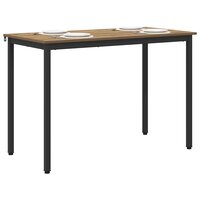 Eettafels 110 x 55 x 75 cm Bewerkt hout Artisanaal eiken 3