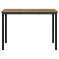 Eettafels 110 x 55 x 75 cm Bewerkt hout Artisanaal eiken 5