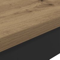 Eettafels 110 x 55 x 75 cm Bewerkt hout Artisanaal eiken 8