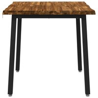 Live Edge Eettafel 60 x 55 x 75 cm Massief Acaciahout 3