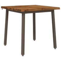 Live Edge Eettafel 60 x 55 x 75 cm Massief Acaciahout 2