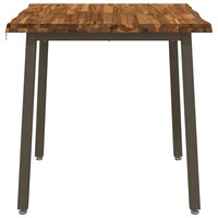 Live Edge Eettafel 60 x 55 x 75 cm Massief Acaciahout 3