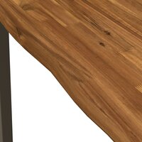 Live Edge Eettafel 60 x 55 x 75 cm Massief Acaciahout 6