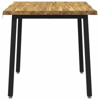 Live Edge Eettafel 60 x 55 x 75 cm Massief Acaciahout 3