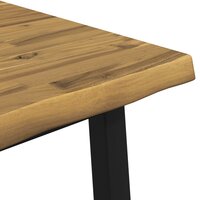 Live Edge Eettafel 60 x 55 x 75 cm Massief Acaciahout 5