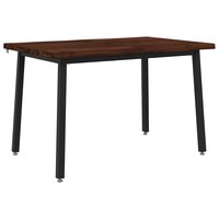 Live Edge Eettafel 90 x 55 x 75 cm Massief Acaciahout 2