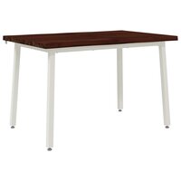Live Edge Eettafel 90 x 55 x 75 cm Massief Acaciahout 2