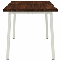 Live Edge Eettafel 90 x 55 x 75 cm Massief Acaciahout 5