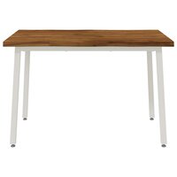 Live Edge Eettafel 90 x 55 x 75 cm Massief Acaciahout 4