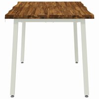 Live Edge Eettafel 90 x 55 x 75 cm Massief Acaciahout 5