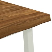 Live Edge Eettafel 90 x 55 x 75 cm Massief Acaciahout 7