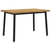 Live Edge Eettafel 90 x 55 x 75 cm Massief Acaciahout 2