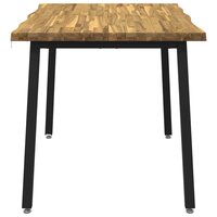 Live Edge Eettafel 90 x 55 x 75 cm Massief Acaciahout 5