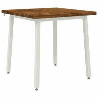Vierkante Eettafel 60 x 55 x 75 cm Massief Acaciahout 2