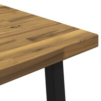 Vierkante Eettafel 90 x 55 x 75 cm Massief Acaciahout 7
