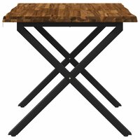 Live Edge Eettafel 60 x 55 x 75 cm Massief Acaciahout 3