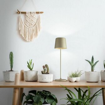 Bureaulamp Brilliant Kaami Gouden 5