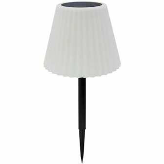 Bureaulamp Lumisky Lady Spike Bouffant Wit Metaal 5